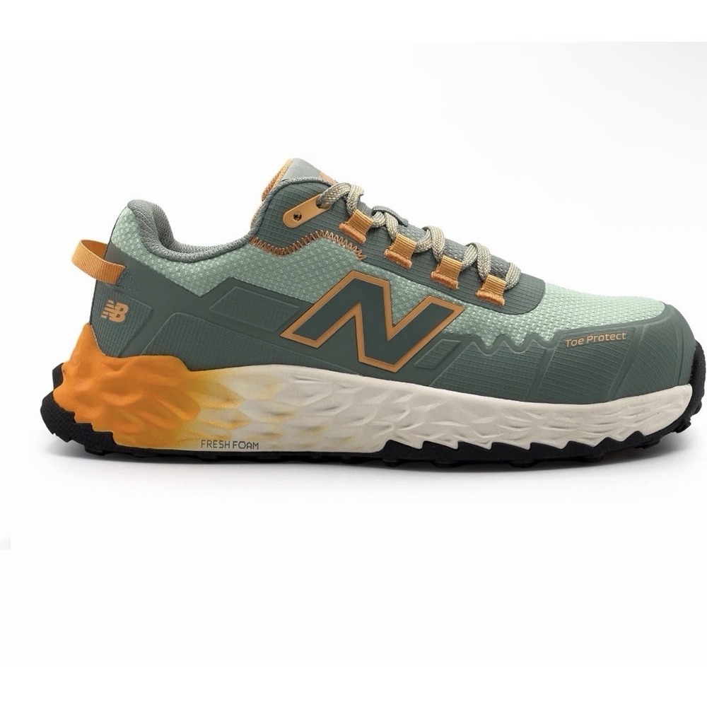 New Balance Women's Fresh Foam Cremorne Composite Toe Safety Shoes Aqua Pumpkin‎